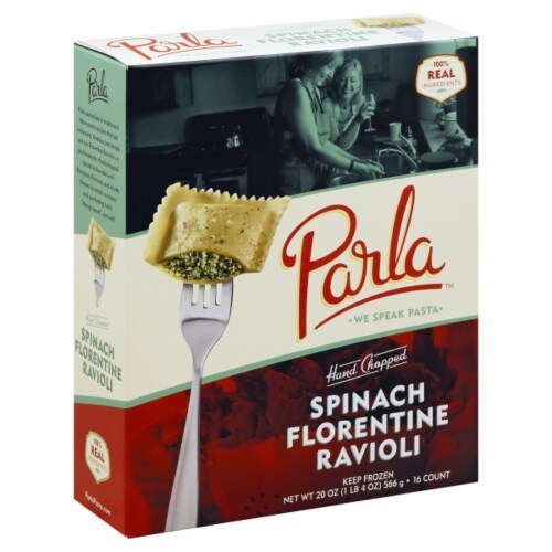Parla™ Spinach Florentine Ravioli Perspective: back