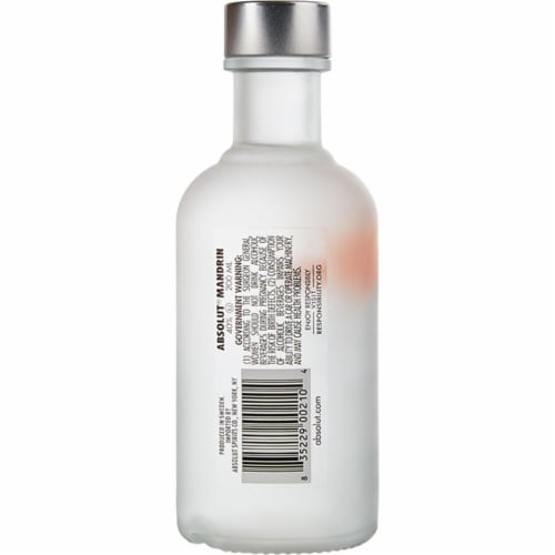Absolut Vodka Mandrin Vodka Perspective: back