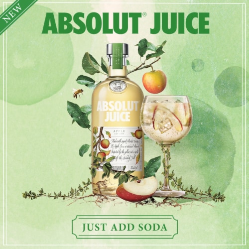 Absolut Juice Apple Edition Vodka Perspective: back