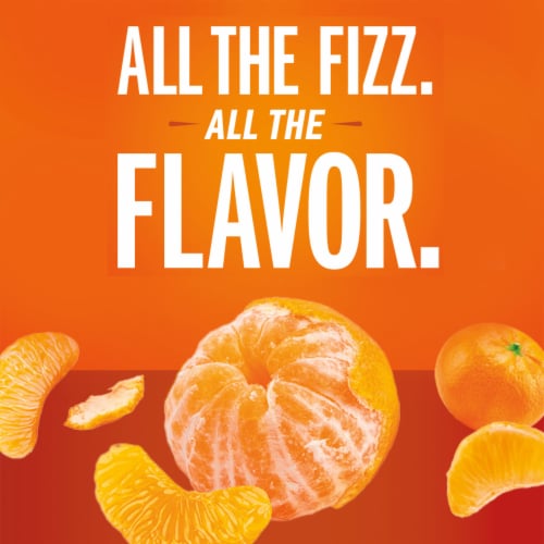 IZZE No Sugar Added Clementine Sparkling Juice Beverage Blend Perspective: back