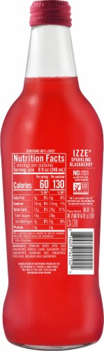 Izze® Sparkling Blackberry Flavored Juice Beverage Perspective: back