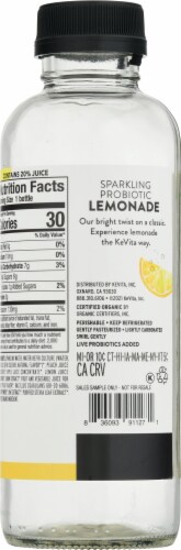 KeVita® Peach Sparkling Probiotic Lemoande Perspective: back