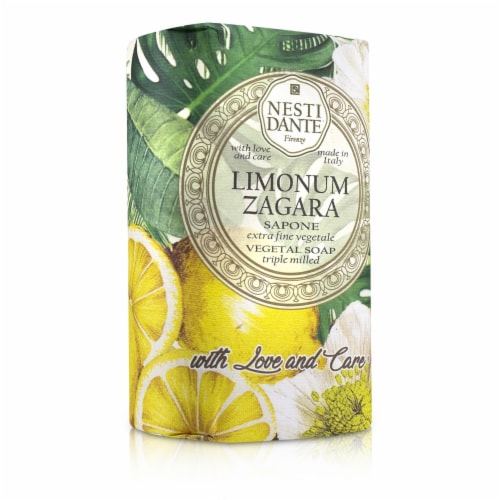Nesti Dante Triple Milled Vegetal Soap With Love & Care  Limonum Zagara 250g/8.8oz Perspective: back