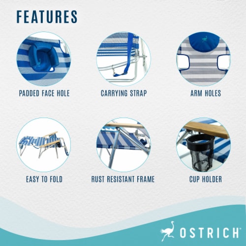 3 position sales reclining beach chair