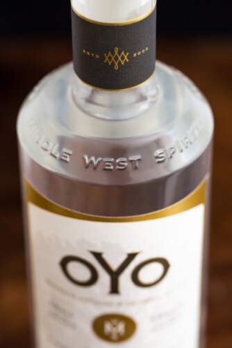 Middle West Spirits OYO Vodka Perspective: back