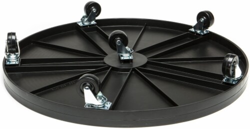DeVault (#2400B) Plant Dolly, Black, 24-Inch Perspective: back