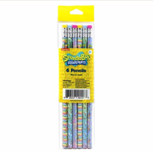 Inkology® Spongebob Pencils Perspective: back