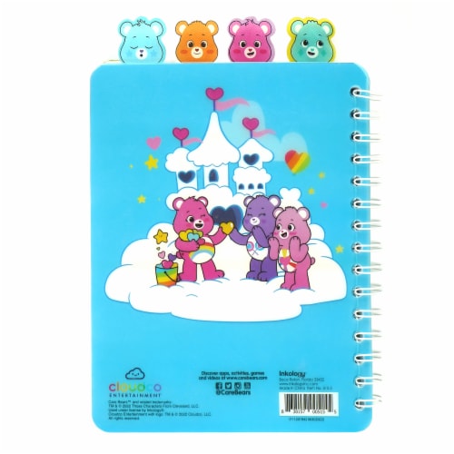 Care Bears 4-Tab Journal Perspective: back