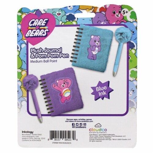 Care Bears Plush Mini Journal & Pen Perspective: back