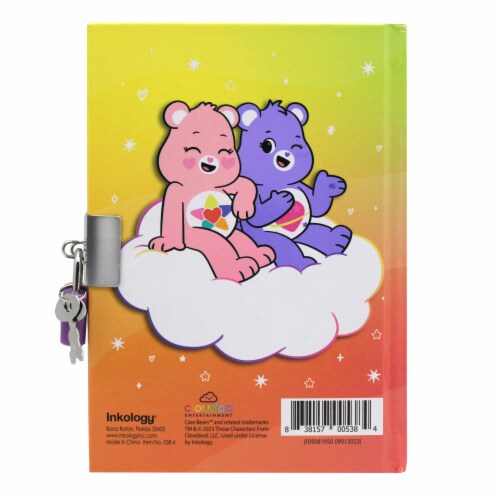 Care Bears Diary With Lock Perspective: back