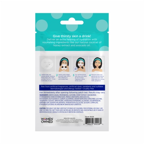 Miss Spa Quench Facial Sheet Mask Perspective: back