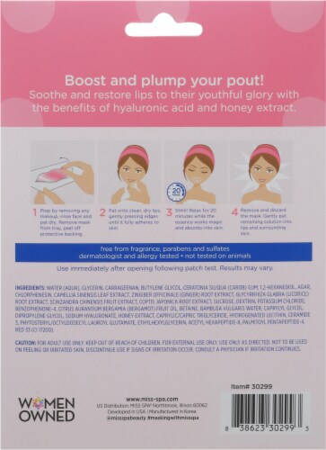Miss Spa® Hydrate & Boost Lip Mask Perspective: back