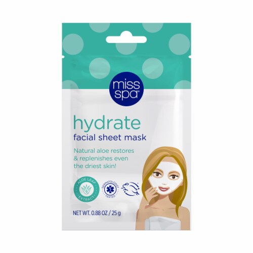 Miss Spa Hydrate Facial Sheet Mask Perspective: back