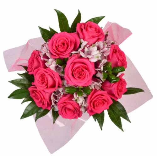 Grand Alstroemeria Rose Bouquet Perspective: back