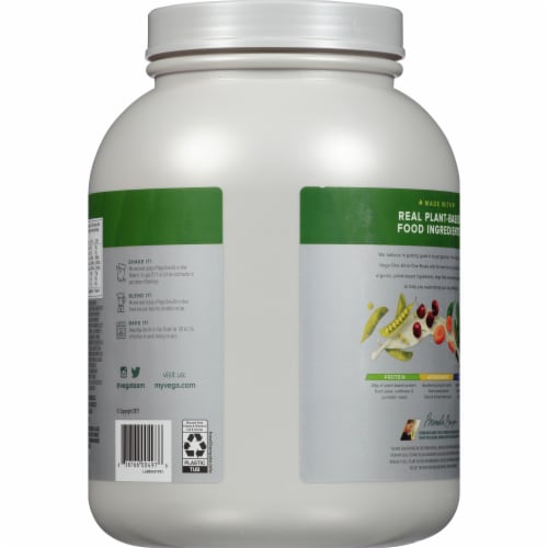 Vega One Organic All-In-One Chocolate Shake Drink Mix Perspective: back