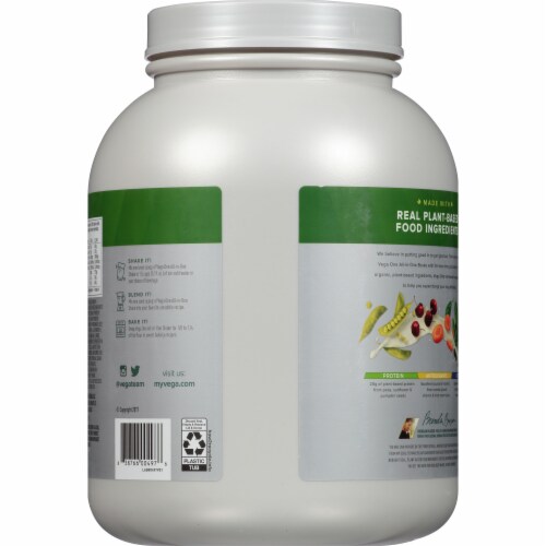 Vega One Organic All-In-One Chocolate Shake Drink Mix Perspective: back