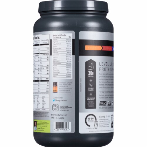 Vega™ Sport Plant-Based Berry Performance Protein Powder Drink Mix Perspective: back