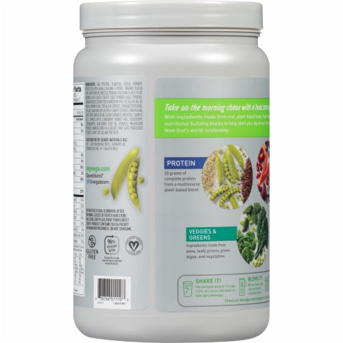 Vega™ Essentials Shake Chocolate Drink Mix Perspective: back