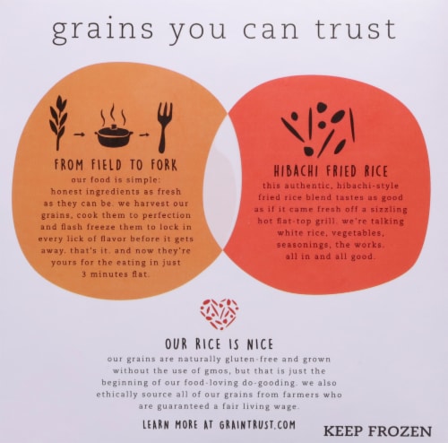 Grain Trust™ Hibachi Fried Rice Perspective: back