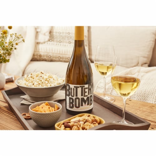 Buttery Bomb Chardonnay White Wine Perspective: back