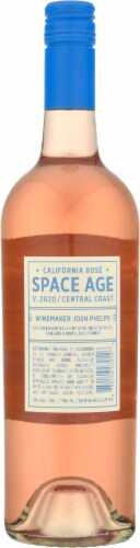 Grounded Wine Co. Space Age Central Coast Rose Wine Perspective: back