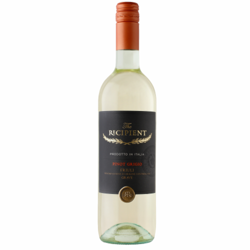The Recipient Pinot Grigio White Italian Wine Perspective: back