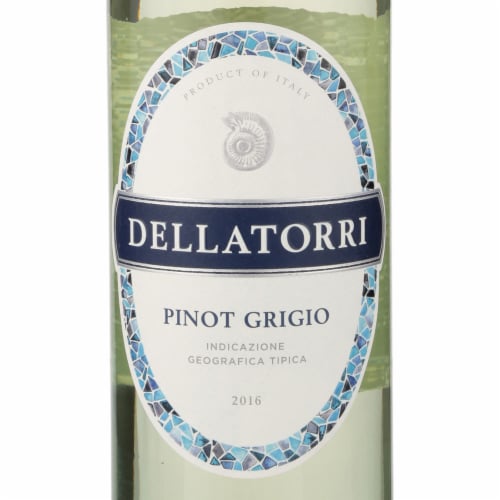 Dellatorri Pinot Grigio Italian White Wine Perspective: back