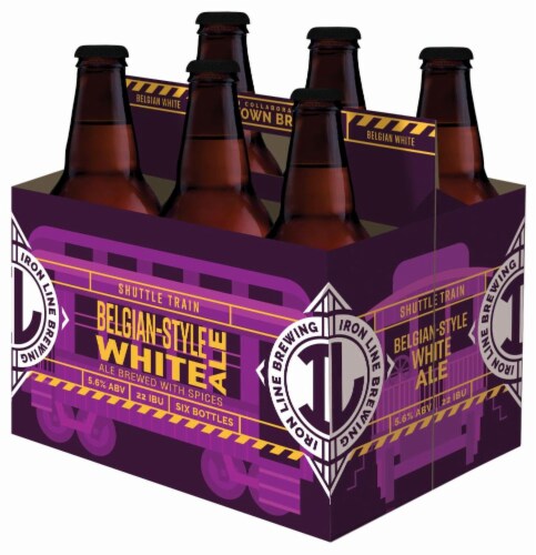 Iron Line Shuttle Train Belgian-Style White Ale Perspective: back