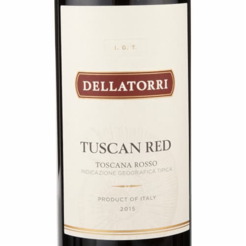 Dellatorri Tuscan Red Blend Italian Wine Perspective: back