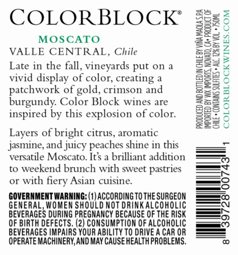 Color Block Moscato Perspective: back