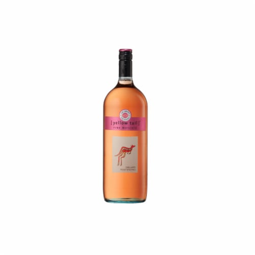Yellow Tail Pink Moscato Australia Rose Wine Perspective: back