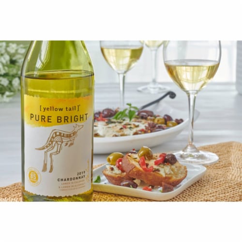 Yellow Tail Pure Bright Chardonnay Australia White Wine Perspective: back