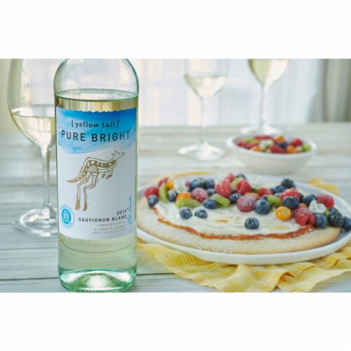 Yellow Tail Pure Bright Only 80 Calories Sauvignon Blanc Australia White Wine Perspective: back
