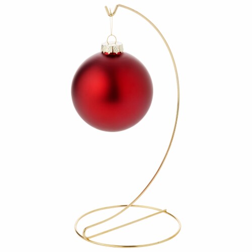 Plymor Simple Gold Ornament Stand (2 Pack), 9" H X 3.75" W