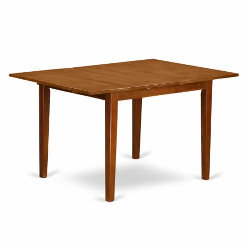 BODO5-WHI-W 5 PcKitchen dinette set - Dinette Table and 4 Dining Chairs Perspective: back