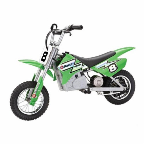 Razor MX400 Dirt Rocket Electric Motocross Motorcycle Bikes w Helmets 2 Pack 4 Piece Food 4 Less