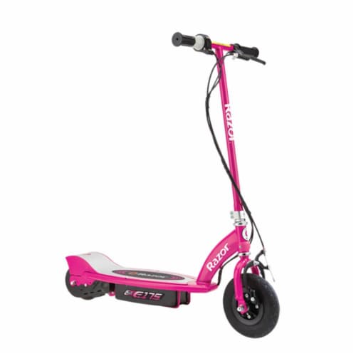 Razor E175 Kid Ride On 24V Motorized Electric Powered Scooters, 1 Pink & 1 Red Perspective: back