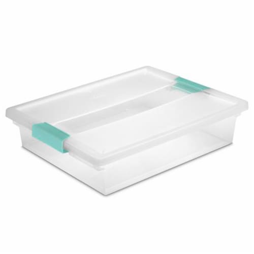 Sterilite Plastic Medium Clip Storage Box Container with Latching Lid, 12  Pack, 12pk - Pick 'n Save