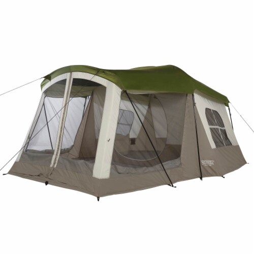 Wenzel Klondike 16 x 11'  8 Person 3 Season Screen Room Camping Tent (2 Pack) Perspective: back