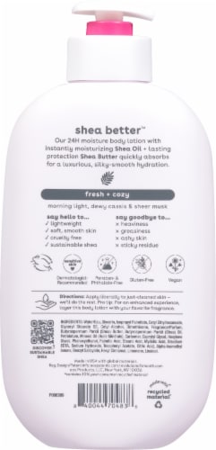 EOS Fresh & Cozy Body Lotion Perspective: back
