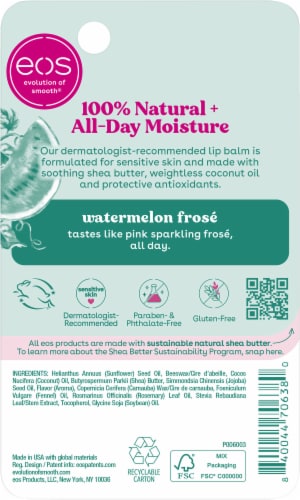 EOS Watermelon Frose Lip Balm Perspective: back