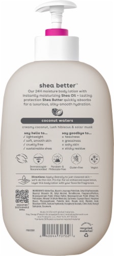 EOS Shea Better™ Coconut Waters Body Lotion Perspective: back