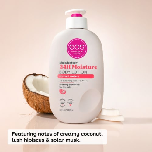 EOS Coconut Waters Body Lotion Perspective: back