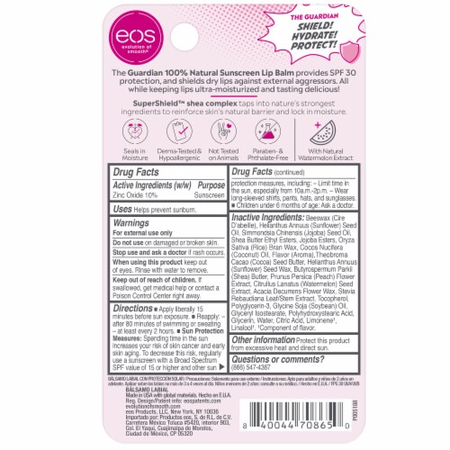 EOS® Sun Protect Watermelon Lip Balm Perspective: back