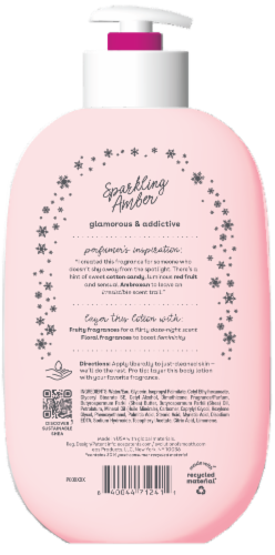 EOS Body Lotion Sparkling Amber Perspective: back
