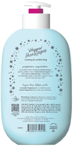 EOS Body Lotion Whipped Shea & Sugar Perspective: back