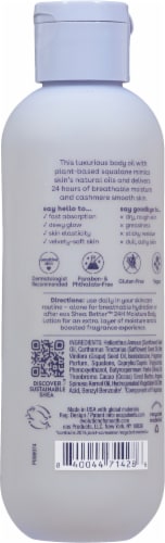 eos® Vanilla Cashmere Body Oil Perspective: back