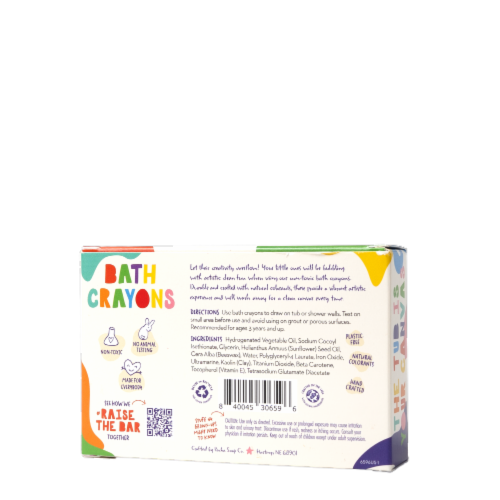 Pacha Soap Co. Kids Assorted Bath Crayons Perspective: back
