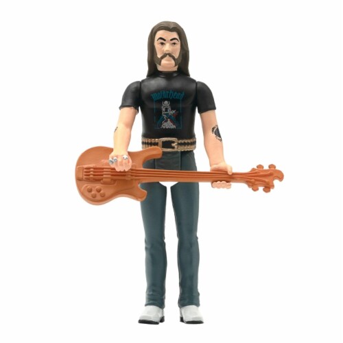 Motorhead Lemmy Skull Pile Shirt Ace of Spades Heavy Metal Band Guitar Super7 Perspective: back