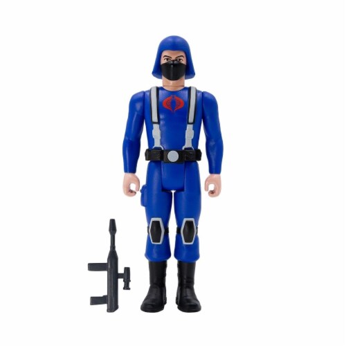 G.I. Joe Cobra Trooper H-Back Pink Infantry Soldier Villian Animated Figure Super7 Perspective: back